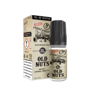 OLD NUTS de chez Moonshiners. Nougat, Caramel, Noisette.