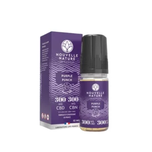 PURPLE PUNCH 300mg CBD 300mg CBN de chez nouvelle Nature 10 ml