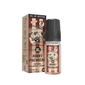 AVANT PREMIERE de chez Moonshiners avec sel de nicotine. Pop corn, caramel et de noix de macadamia.