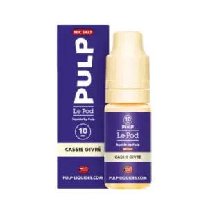 CASSIS GIVRES de chez Lips sensation 10ml avec sel de nicotine