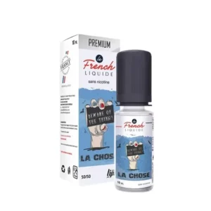 LA CHOSE de chez Le French Liquid 10ML. Caramel, café, fruits à coque et vanille