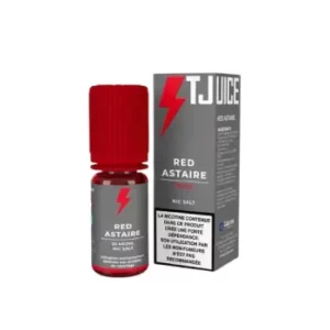 RED ASTAIR de chez Tjuice 10ml avec sel de nicotine. Fruits rouges, raisin noir, anis et une touche de menthe fraîche.